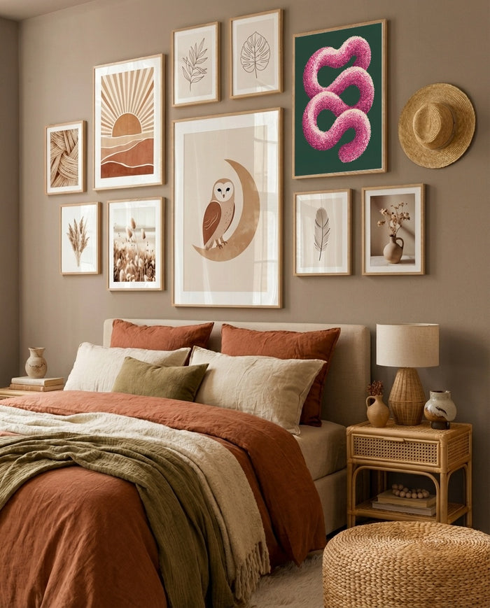 Organic Bloom Green – affiche et impression d’art