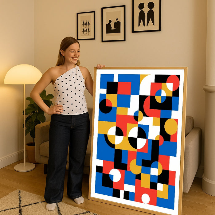 Bauhaus Rhythm – poster and art print