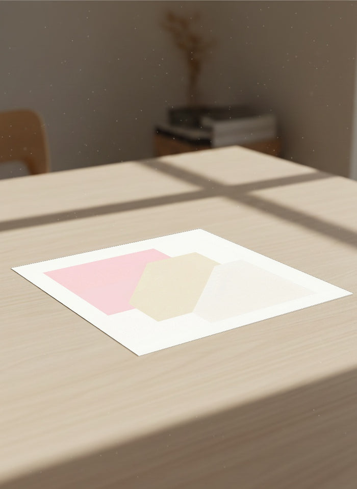 Soft Geometry – Poster und Kunstdruck