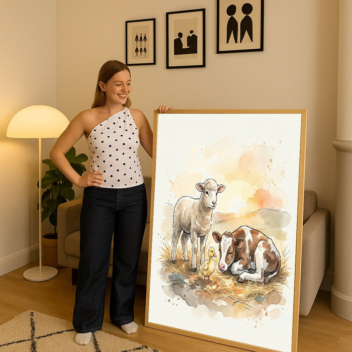 Farm Animal Medley – poster e stampa artistica