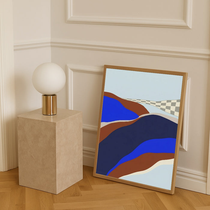 Midnight Embrace Navyblue – poster e stampa artistica