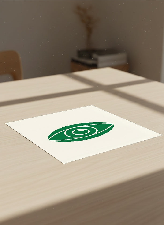 Emerald Gesture – poster and art print