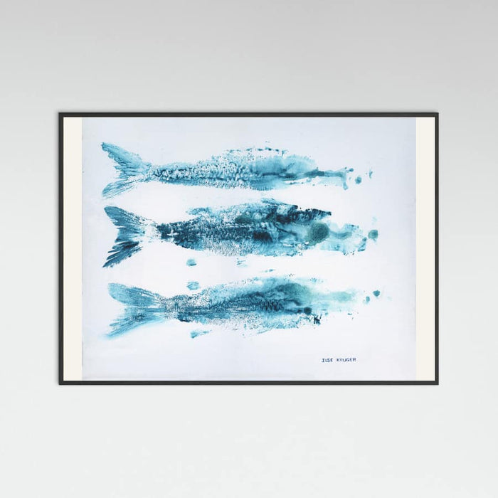202 3xfish Poster – Poster und Kunstdruck