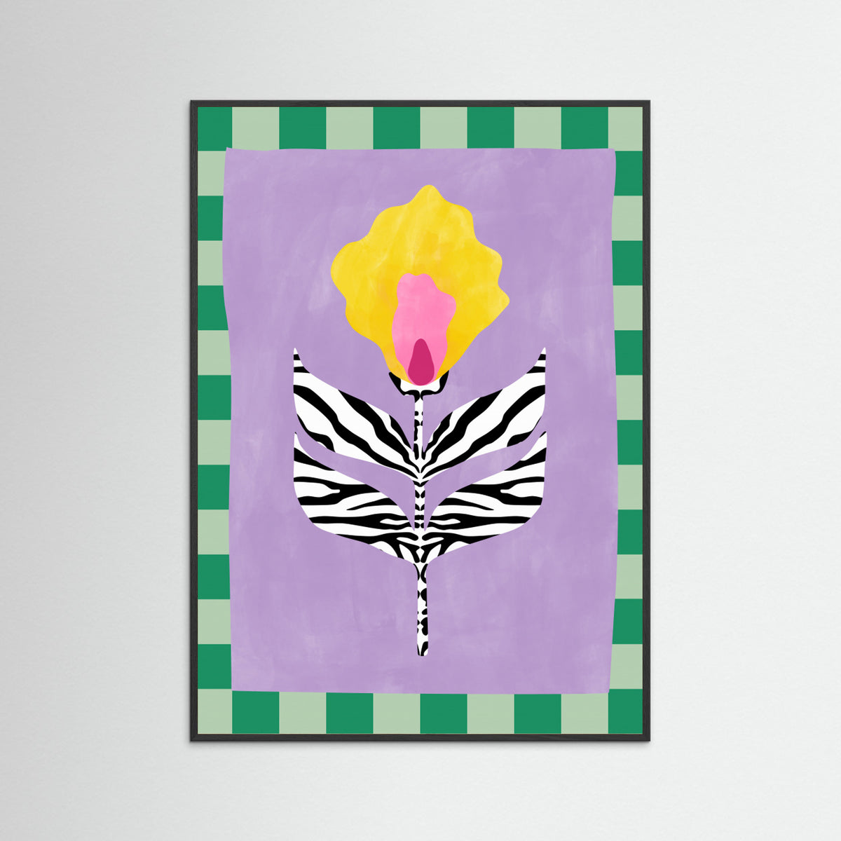 Black Wood Abstract Composition No. 26 Poster