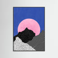 Black Wood Abstract Composition No. 43 Poster