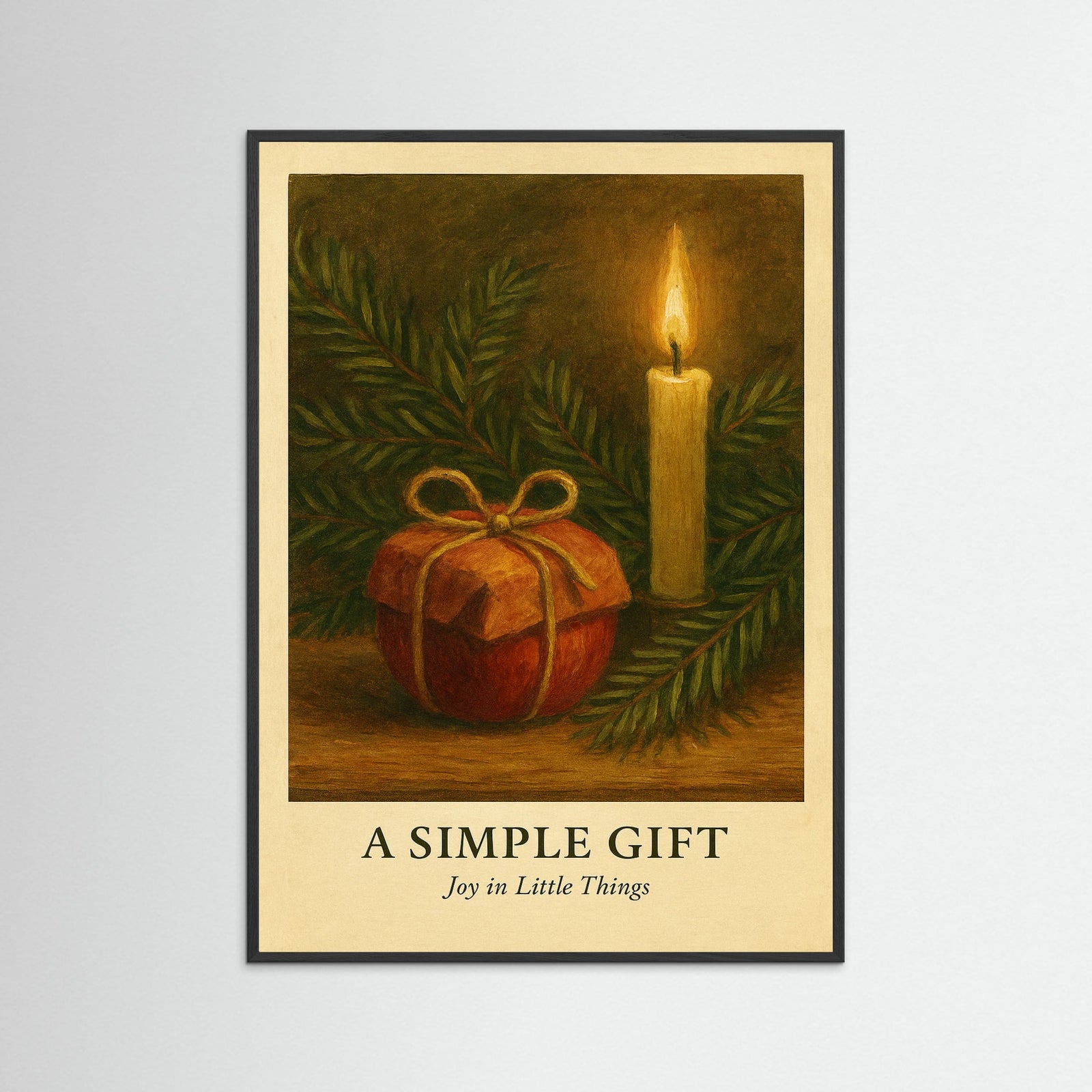 Black Wood A simple gift