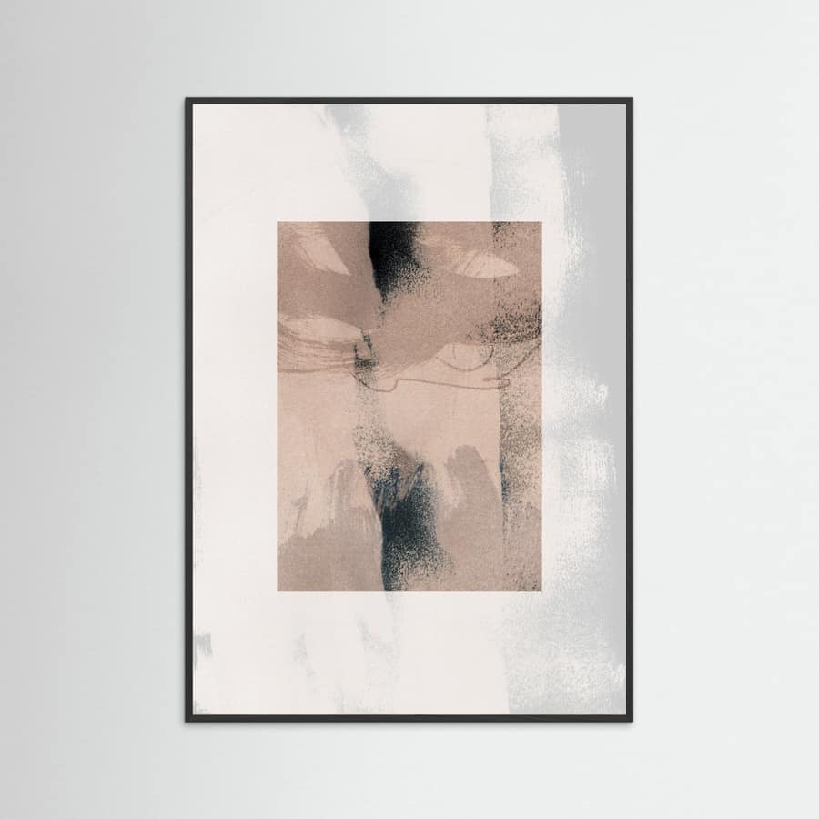 Abstract Brush Strokes 17x Poster – plakat og kunsttryk