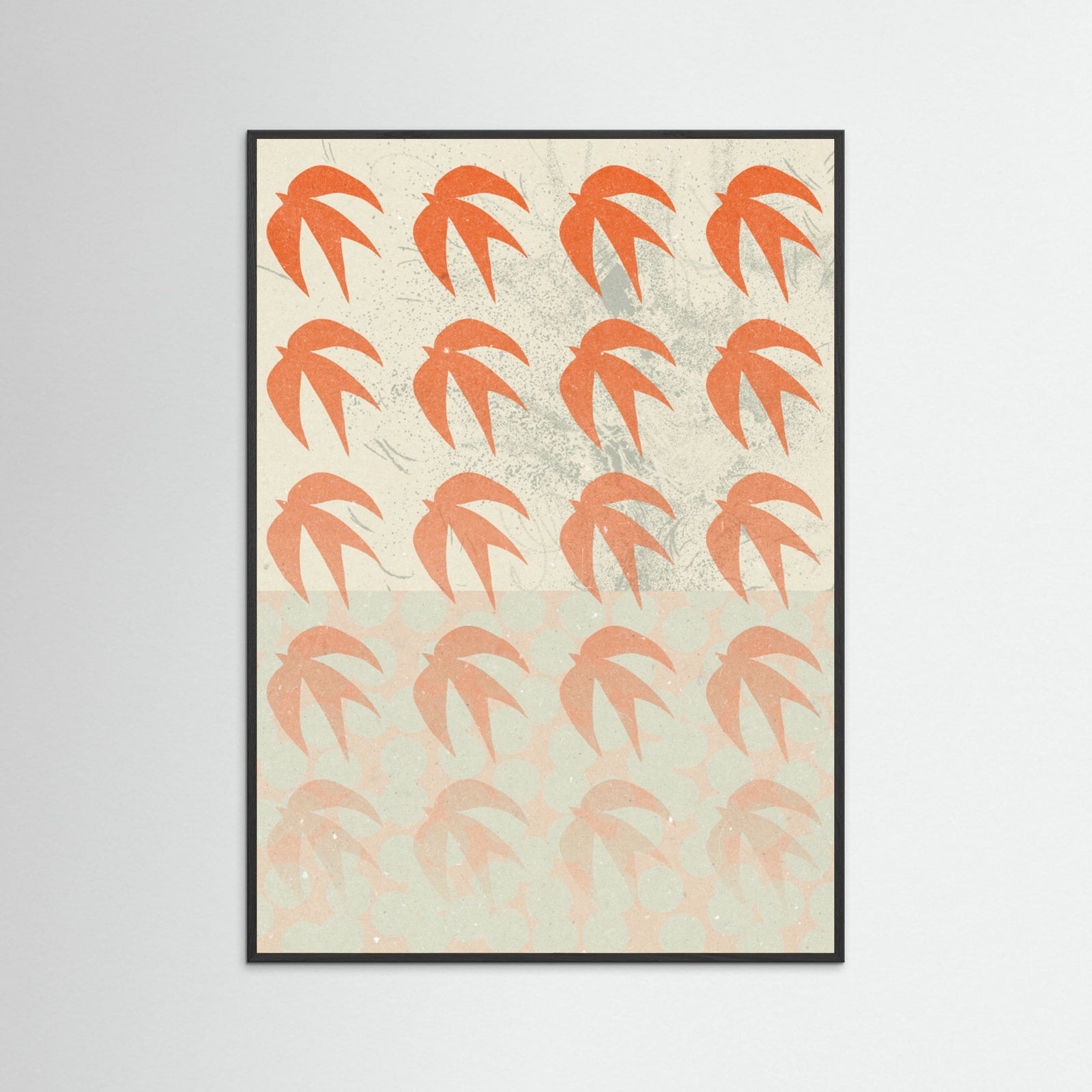 Black Wood Abstract Composition 1 Poster