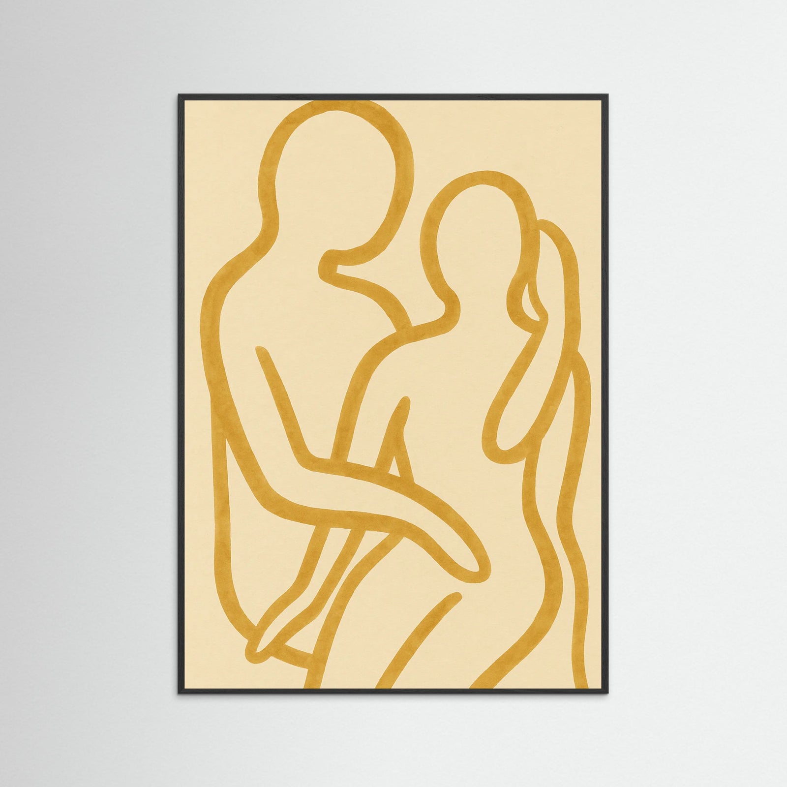 Black Wood Abstract Connection