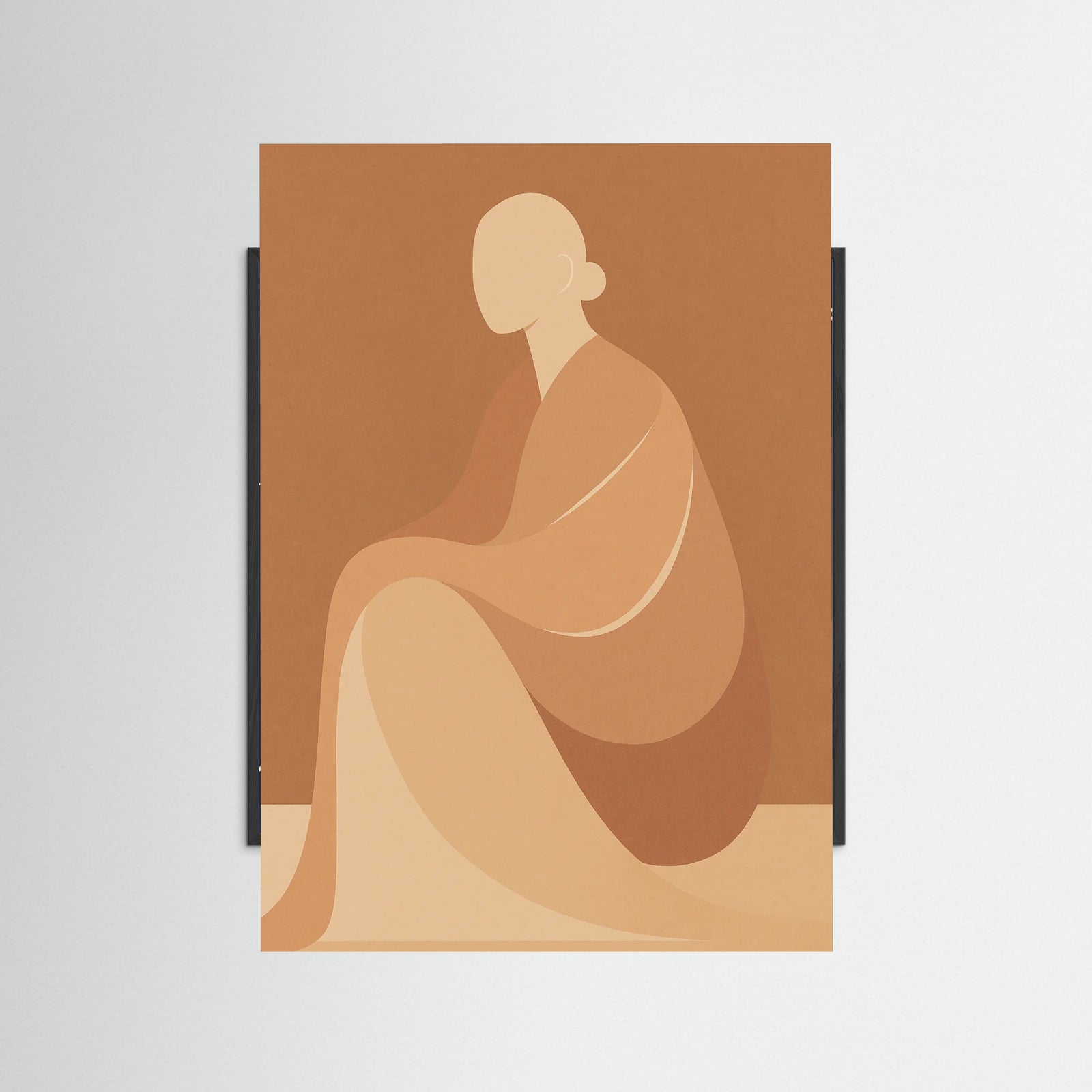 Black Wood Abstract Essence