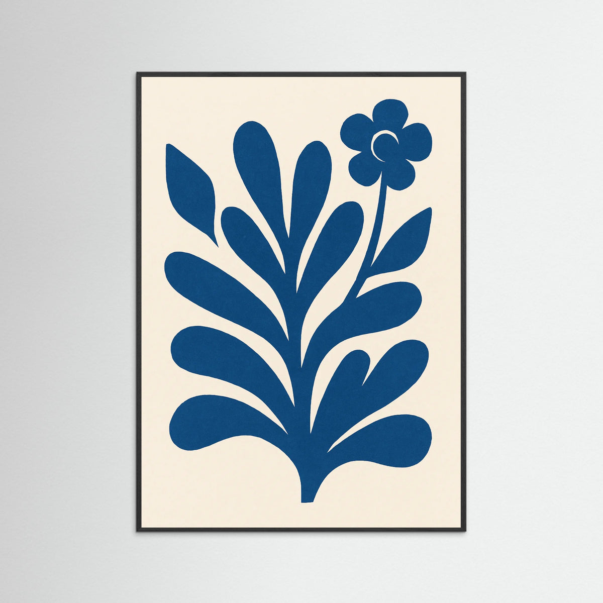 Black Wood Abstract Figure Form