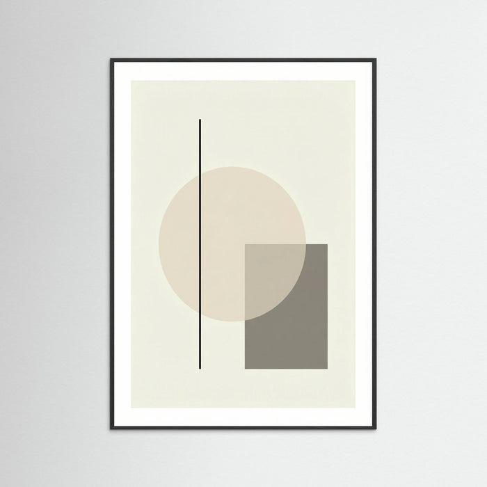 Black Wood Abstract Forms