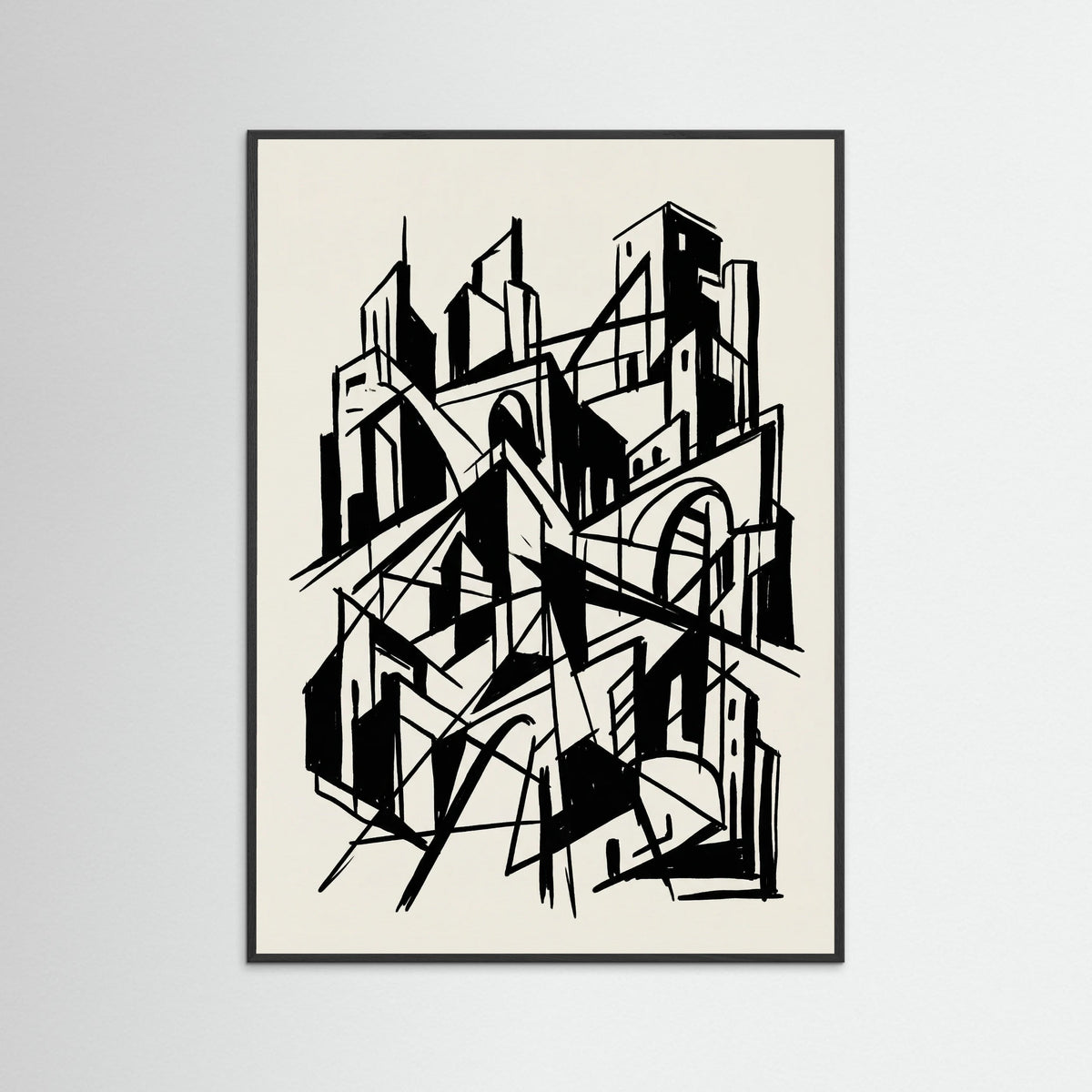 Black Wood Abstract Gallery Unveiling