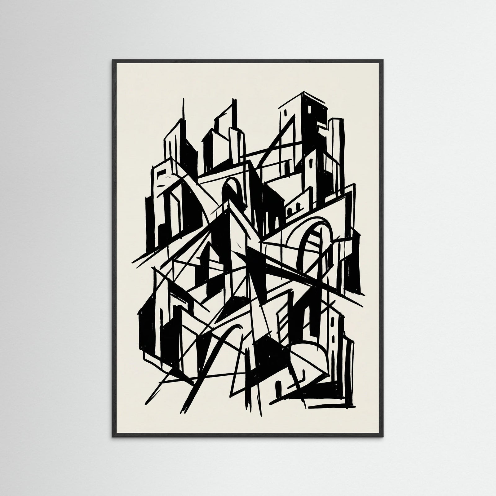 Black Wood Abstract Gallery Unveiling