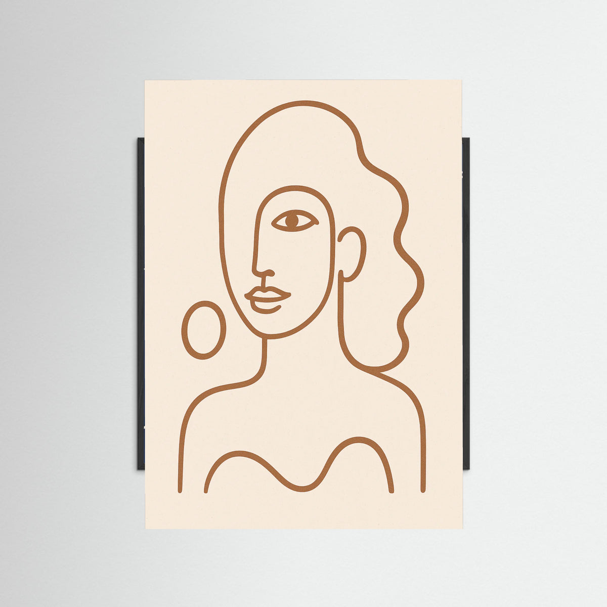 Black Wood Abstract Gaze