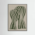 Abstract Kiss Poster – plakat og kunsttryk