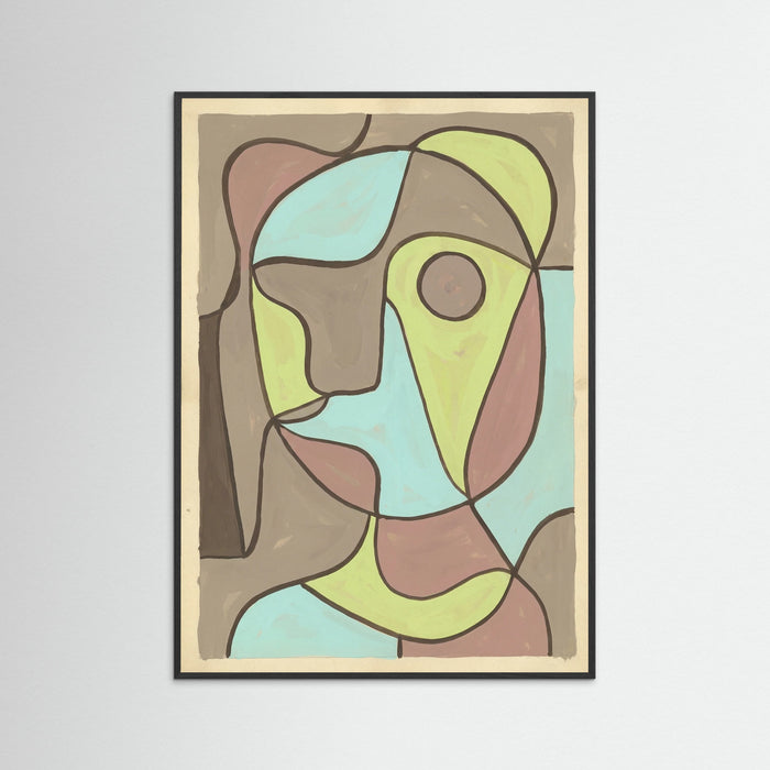 Black Wood Abstract Marine Mask