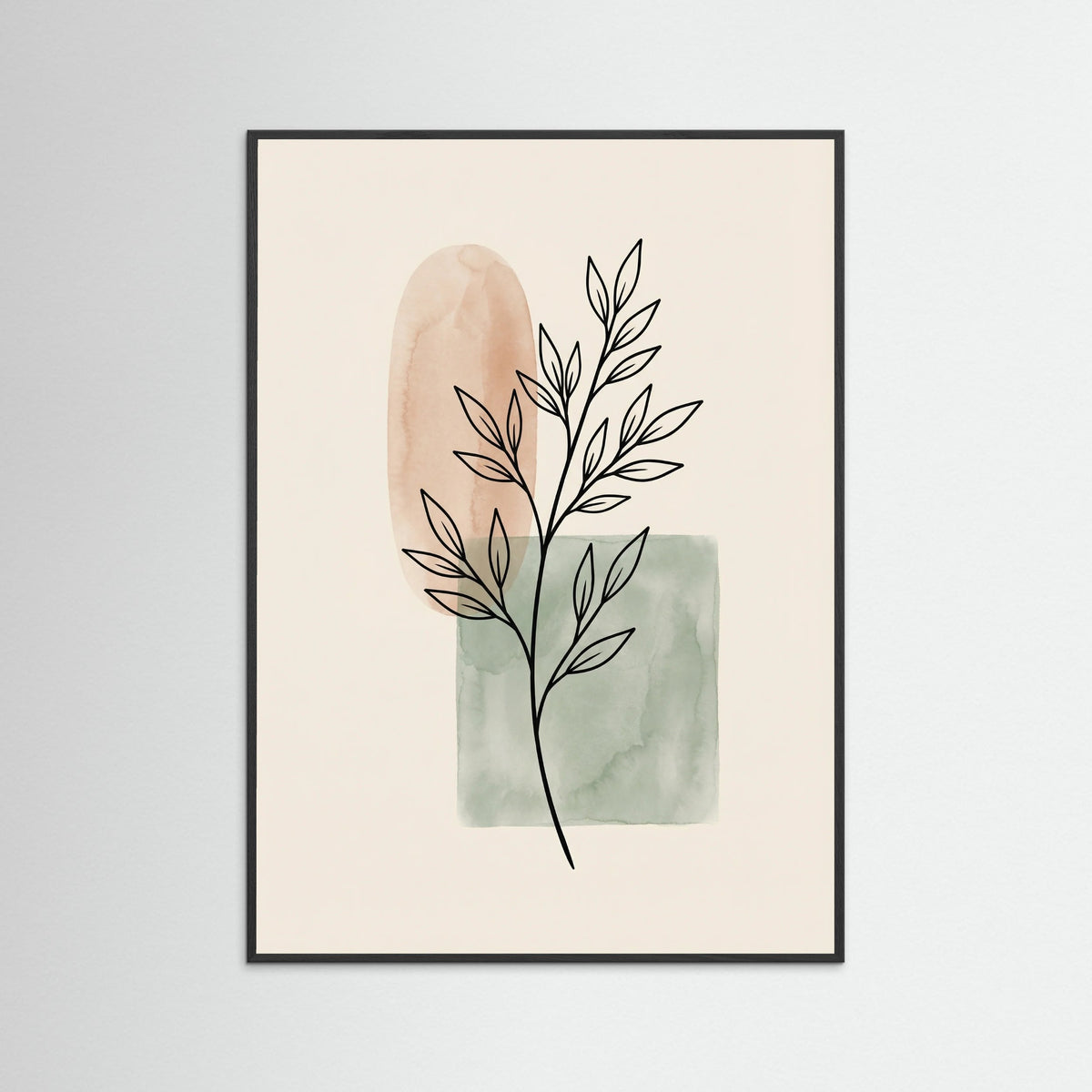 Black Wood Abstract Nature Study