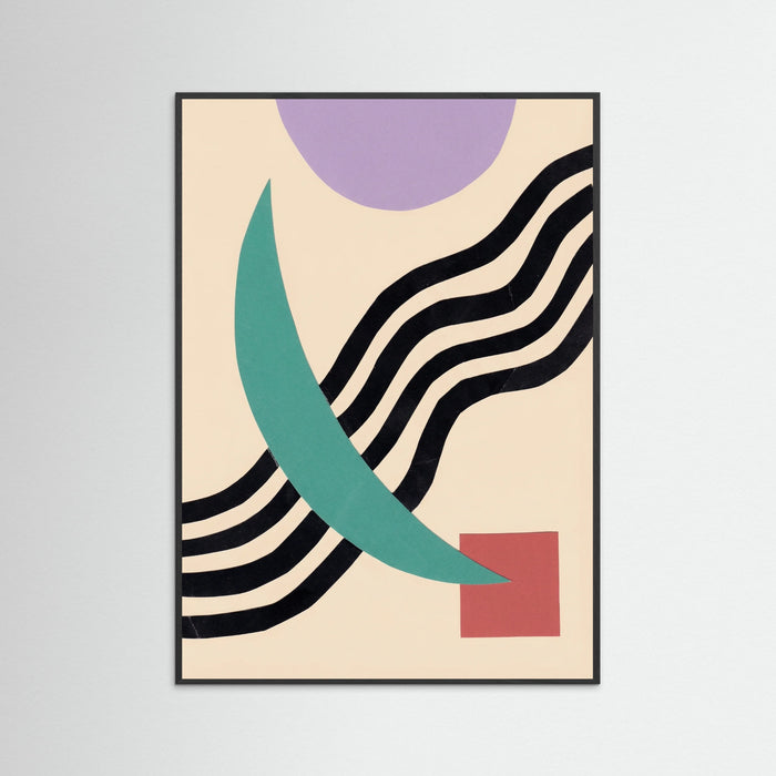Black Wood Abstract Rhythms