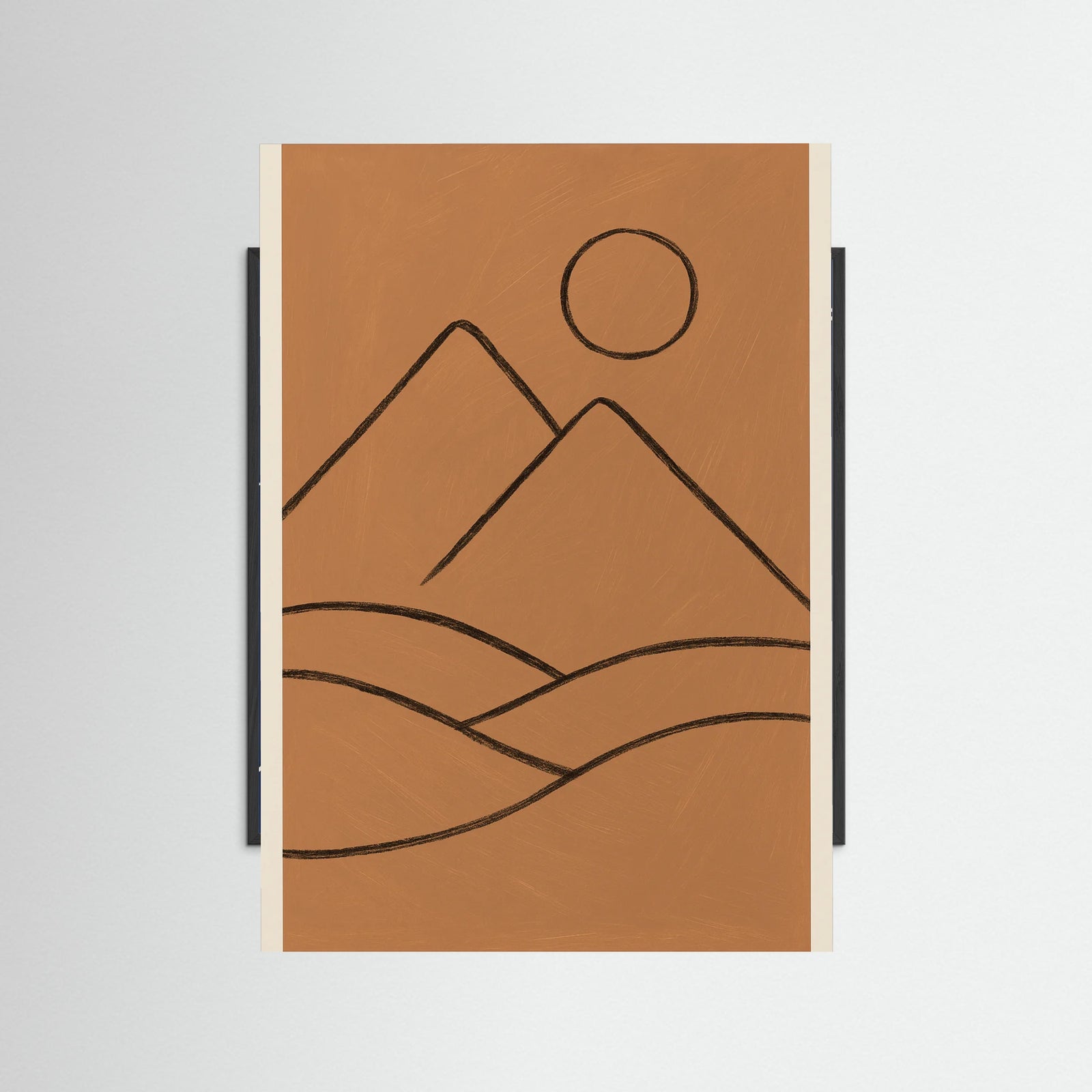 Black Wood Abstract Seated Figure