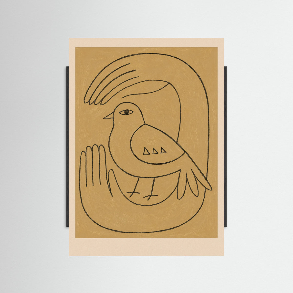 Black Wood Abstract Silhouette