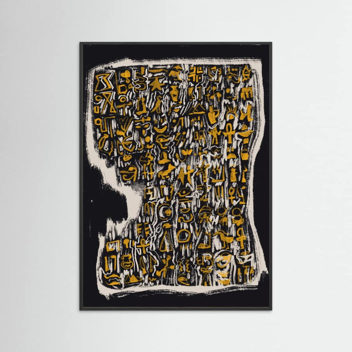 Abstract Symbol Slab Poster – plakat og kunsttryk