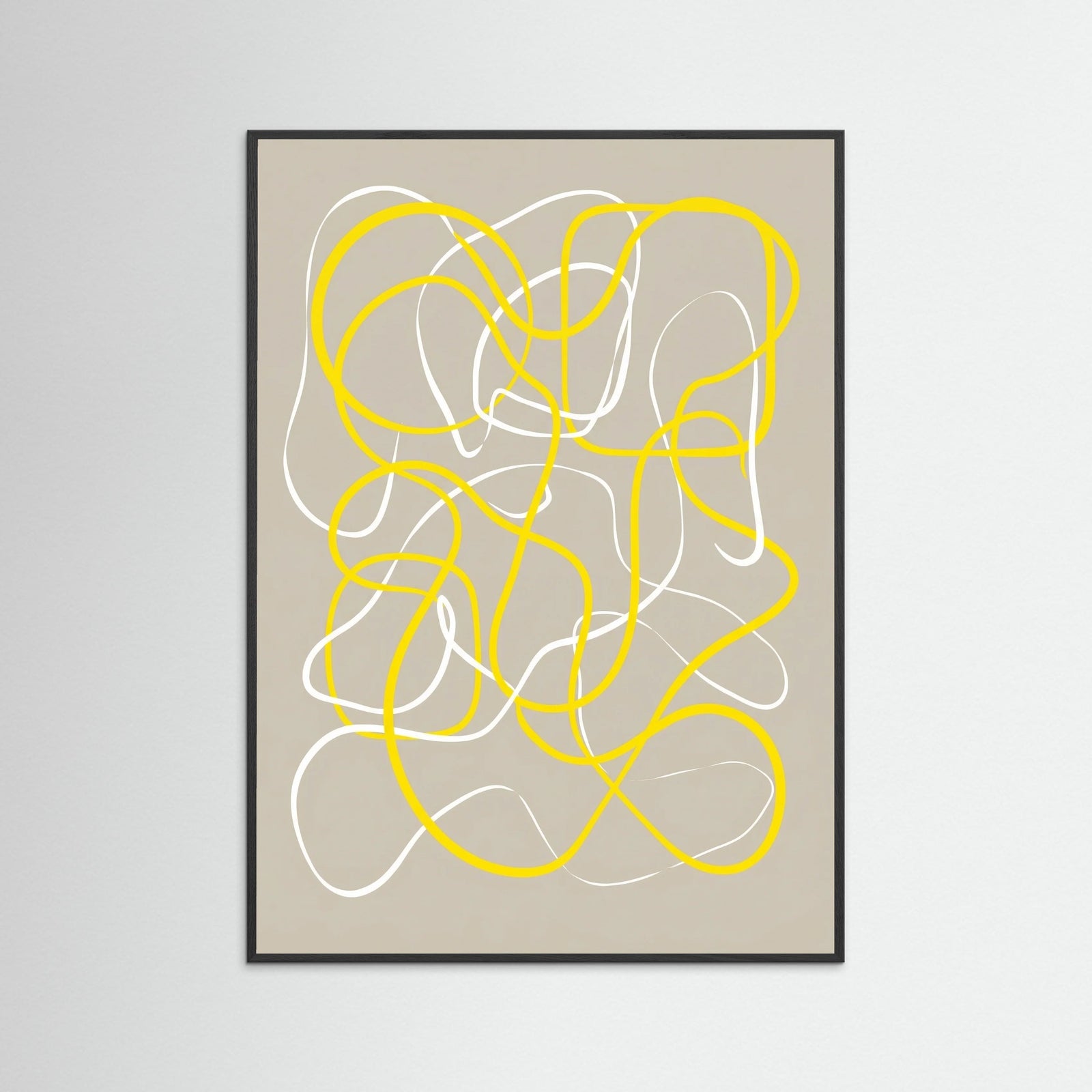 Black Wood Abstract Tangent