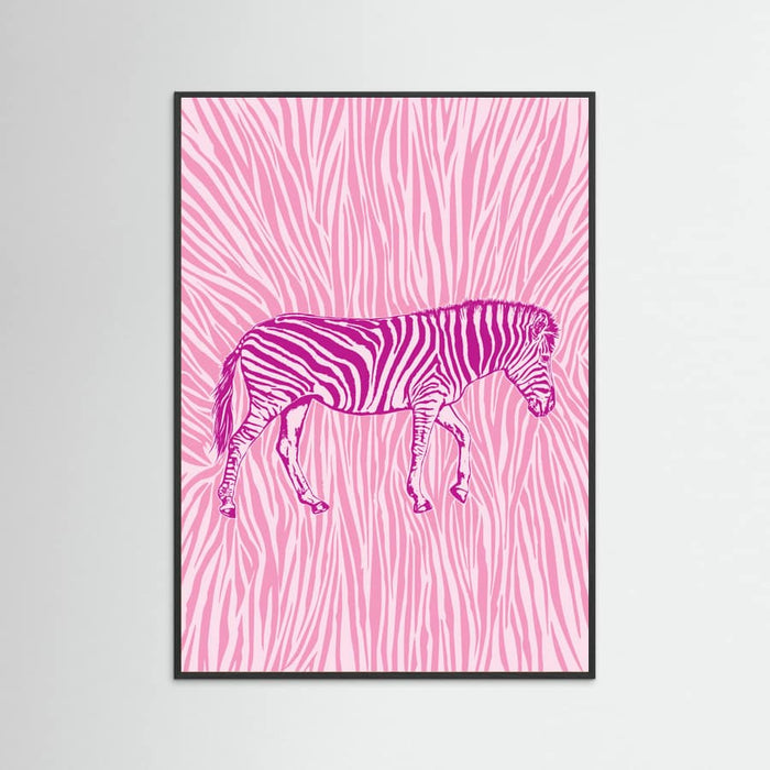 Poster African Zebra striking camouflage – poster e stampa artistica