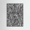 African Zebra striped camouflage -juliste – juliste ja taidepainatus