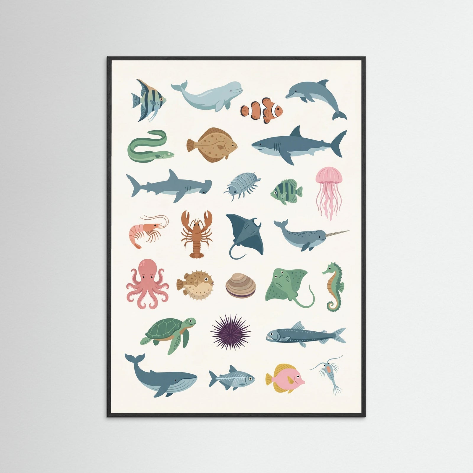 Black Wood Animal Alphabet Wonders