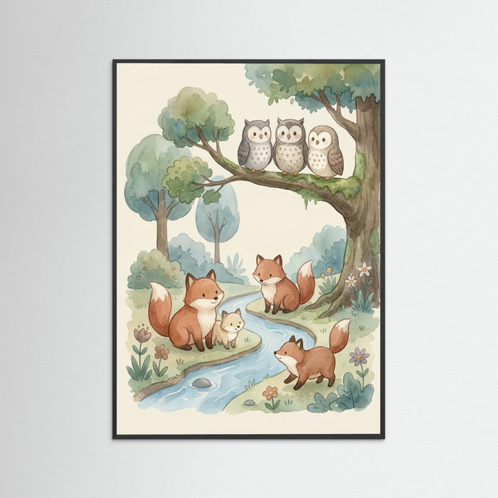 Black Wood Animal Alphabet