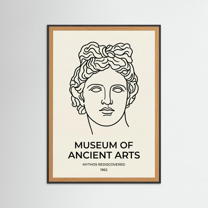 Black Wood Antibes Museum Poster