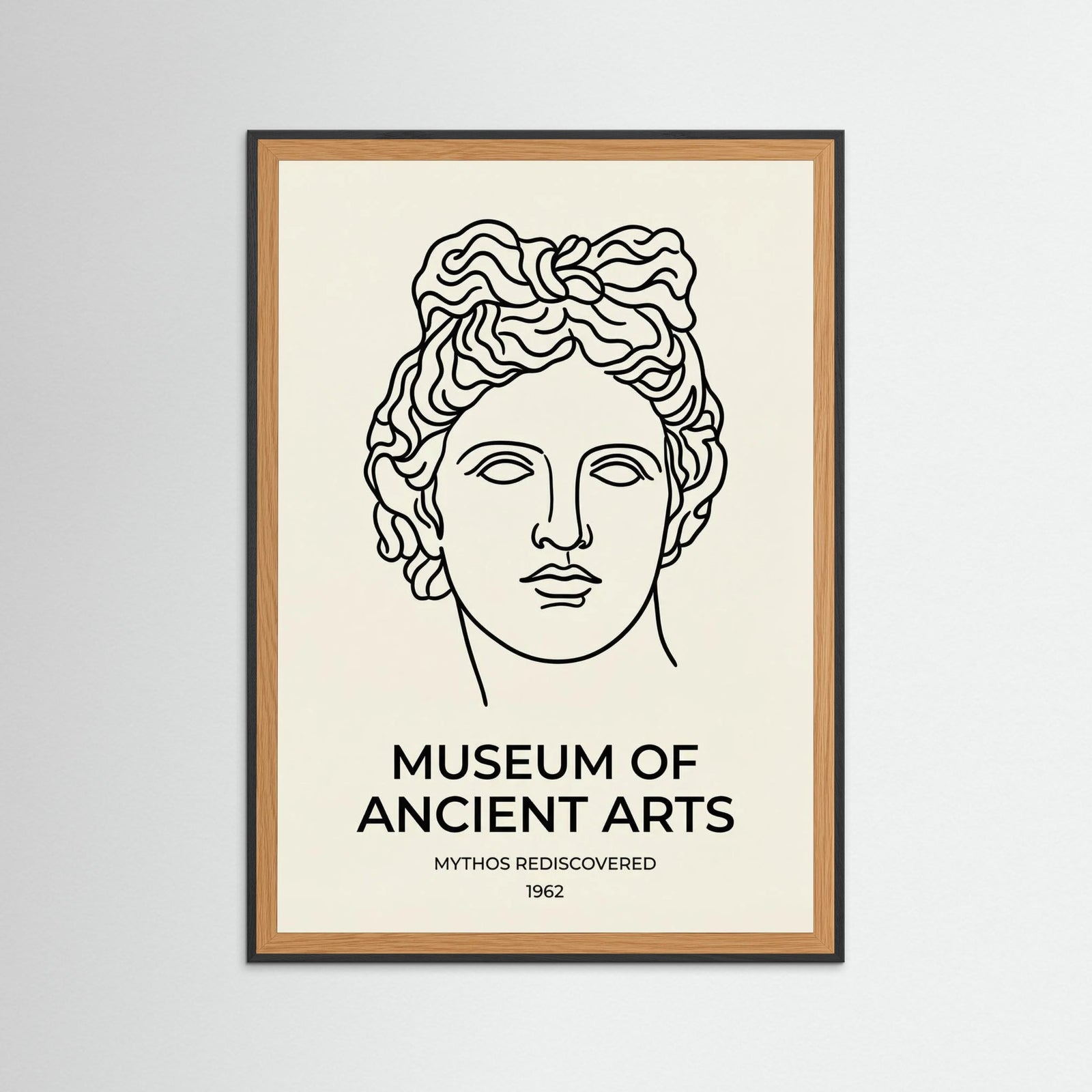 Black Wood Antibes Museum Poster