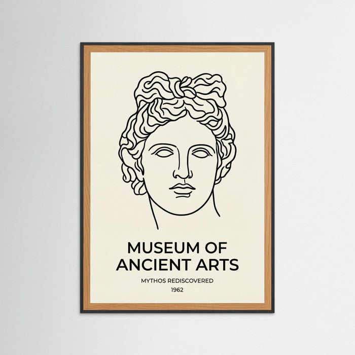 Black Wood Antibes Museum Poster