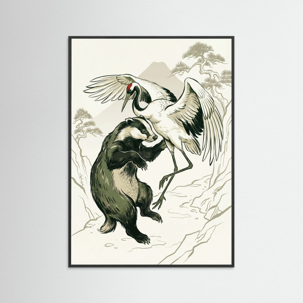 Black Wood Aquatic Wrestle