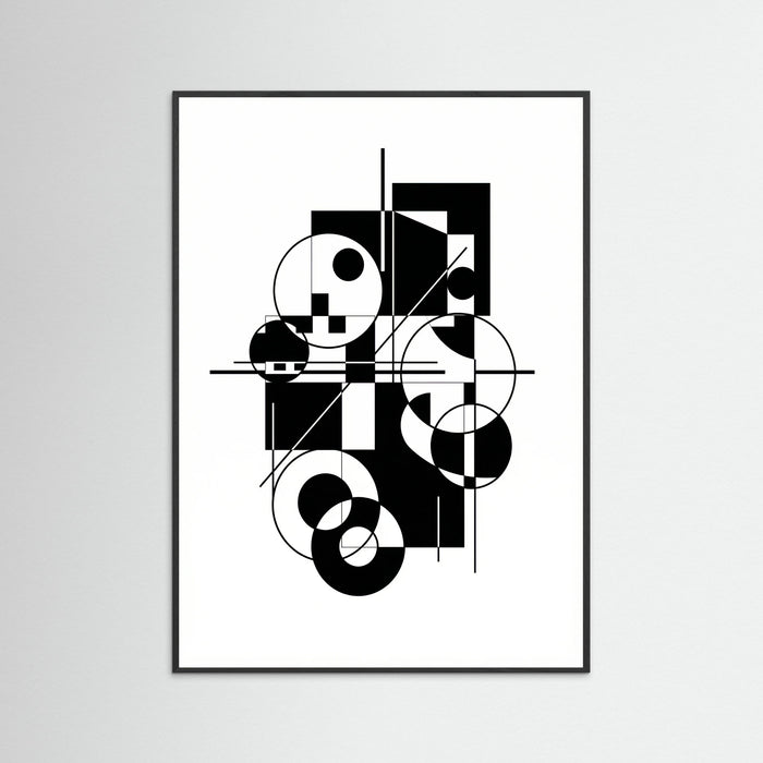 Black Wood Art Print