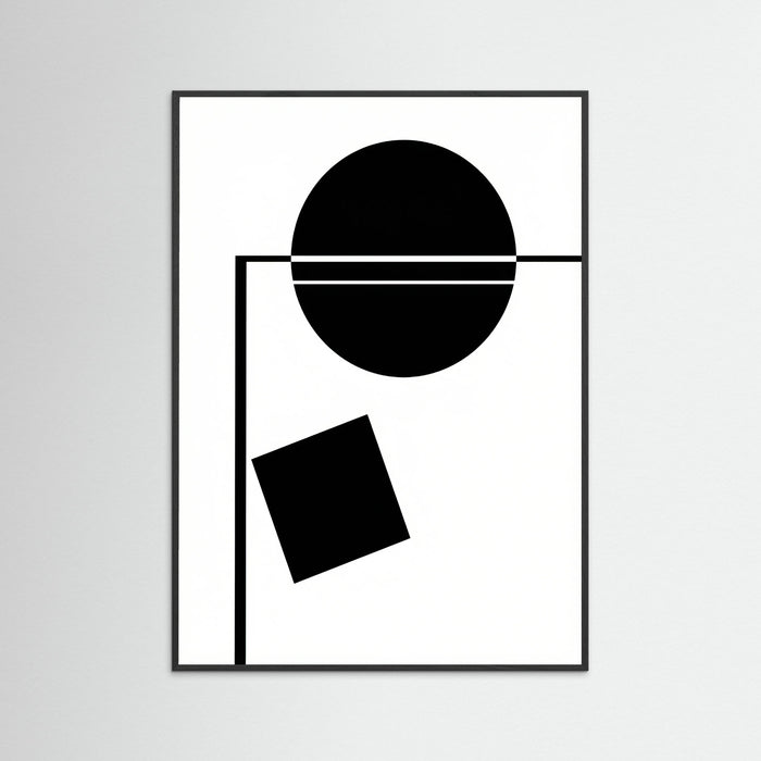 Black Wood Art Print