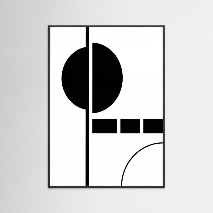 Black Wood Art Print