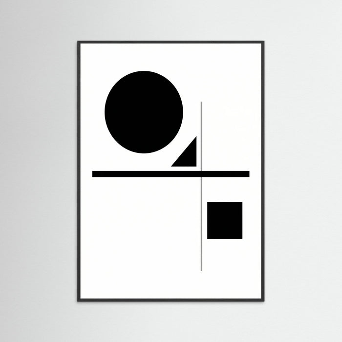 Black Wood Art Print
