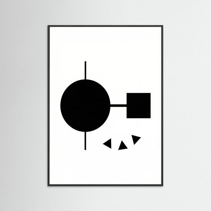 Black Wood Art Print
