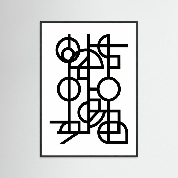 Black Wood Art Print