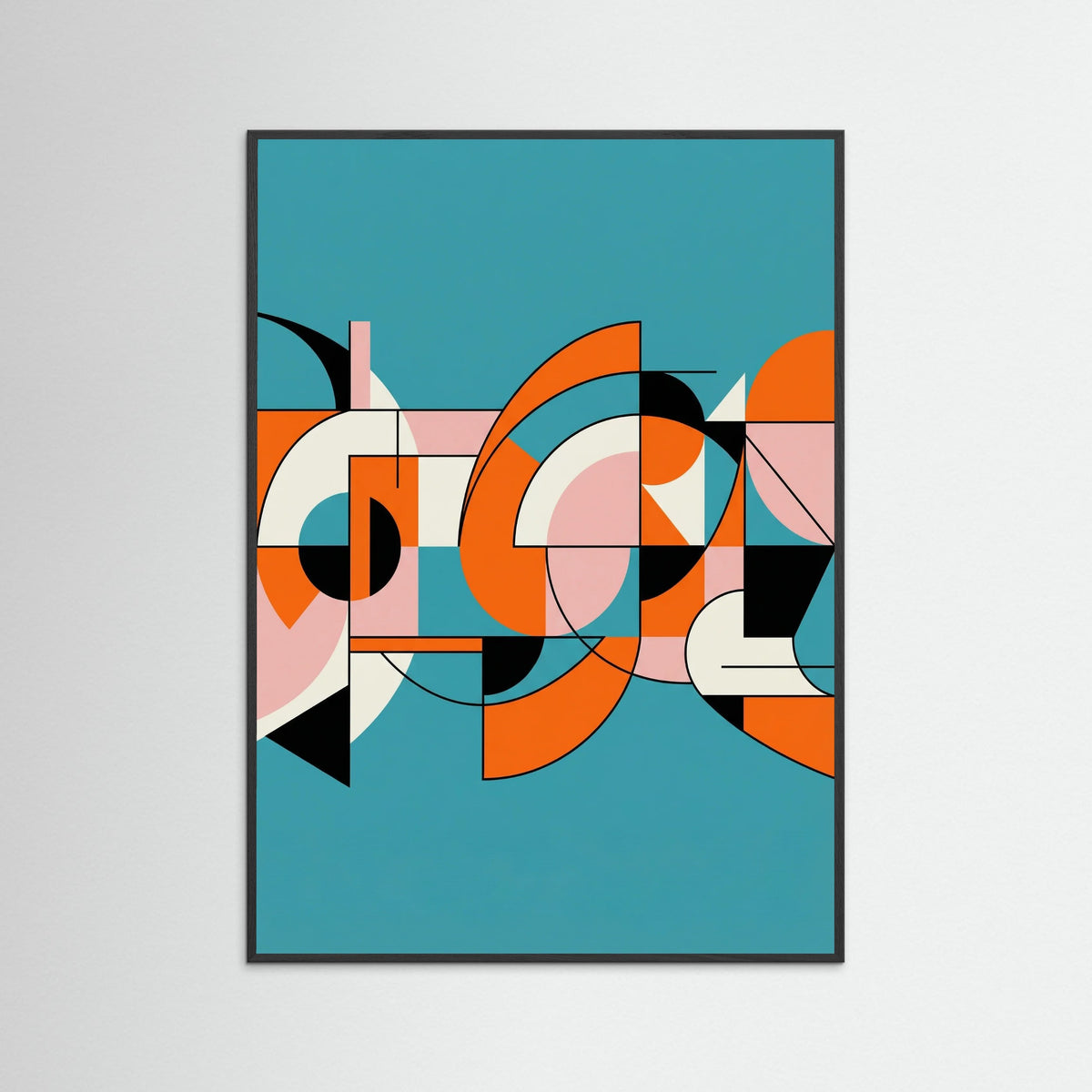 Black Wood Ascending Forms