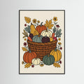 Black Wood Autumn Botanical Charm