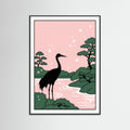Black Wood Avian Pink Sky