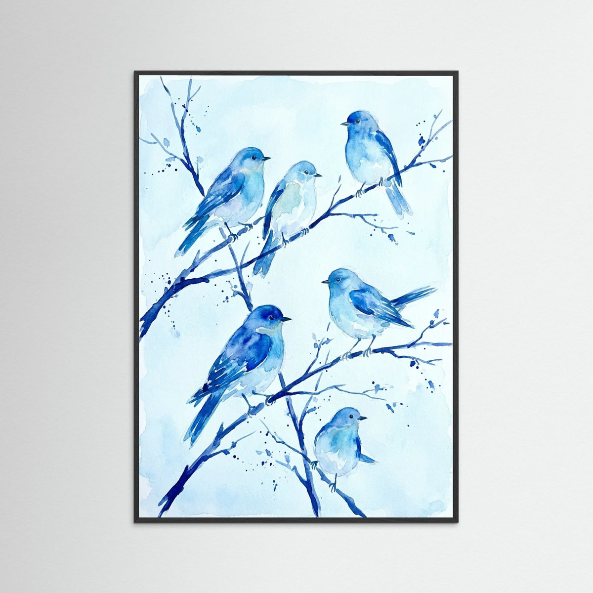 Black Wood Azure Bloom