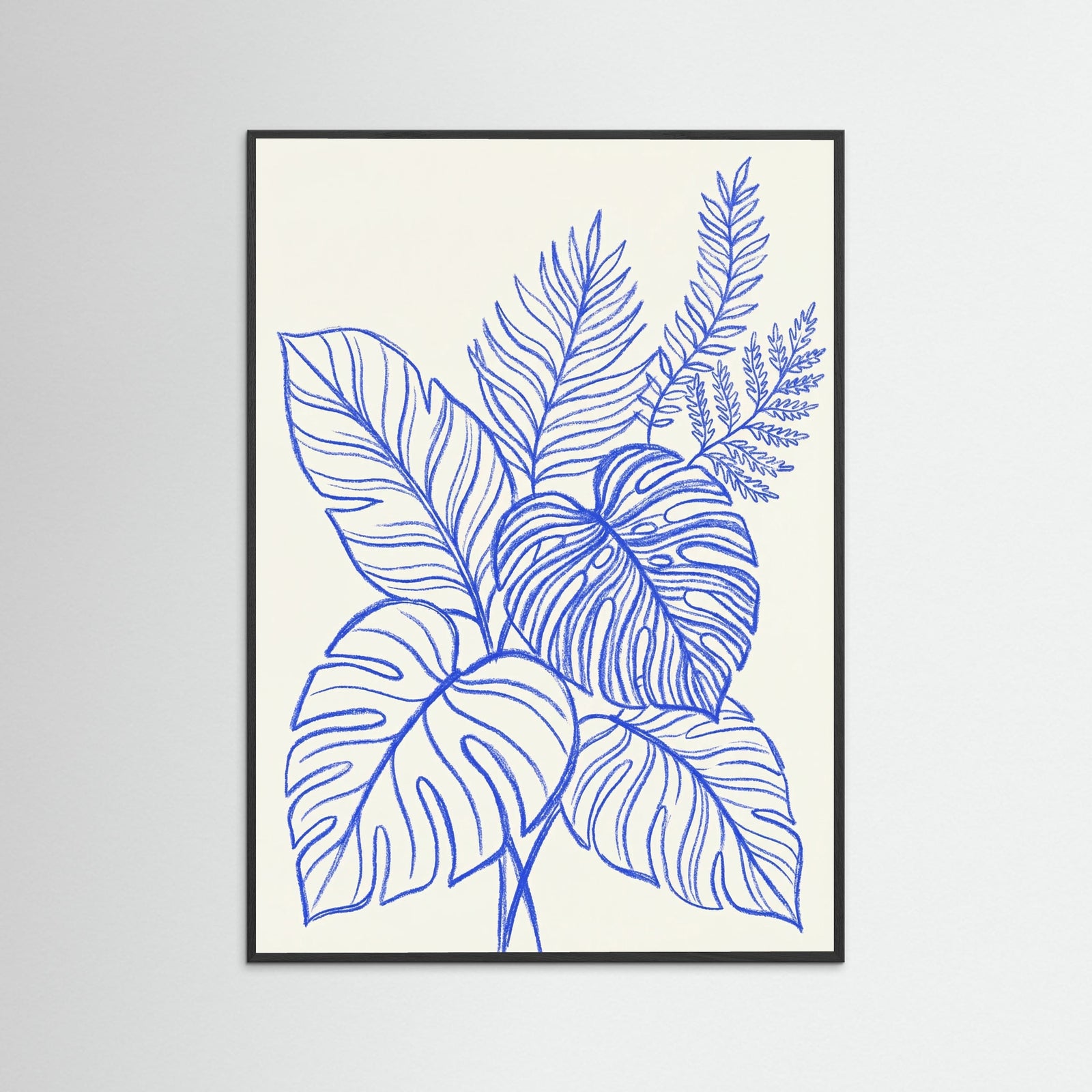 Black Wood Azure Botanical Sketch