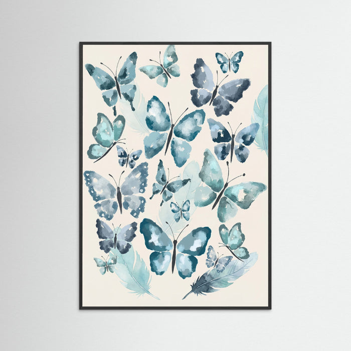 Black Wood Azure Butterflies