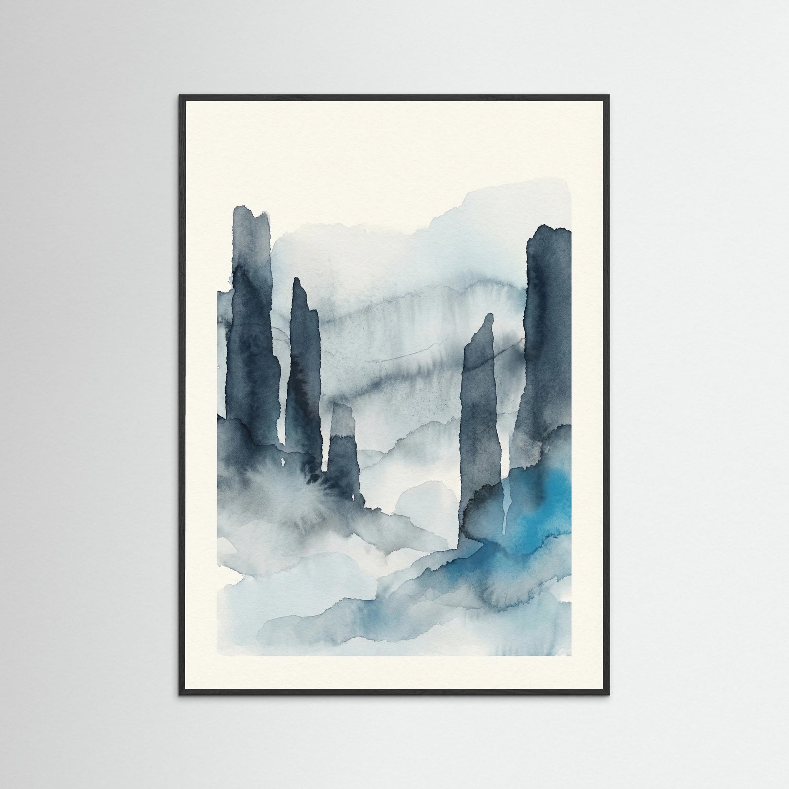 Black Wood Azure Depths