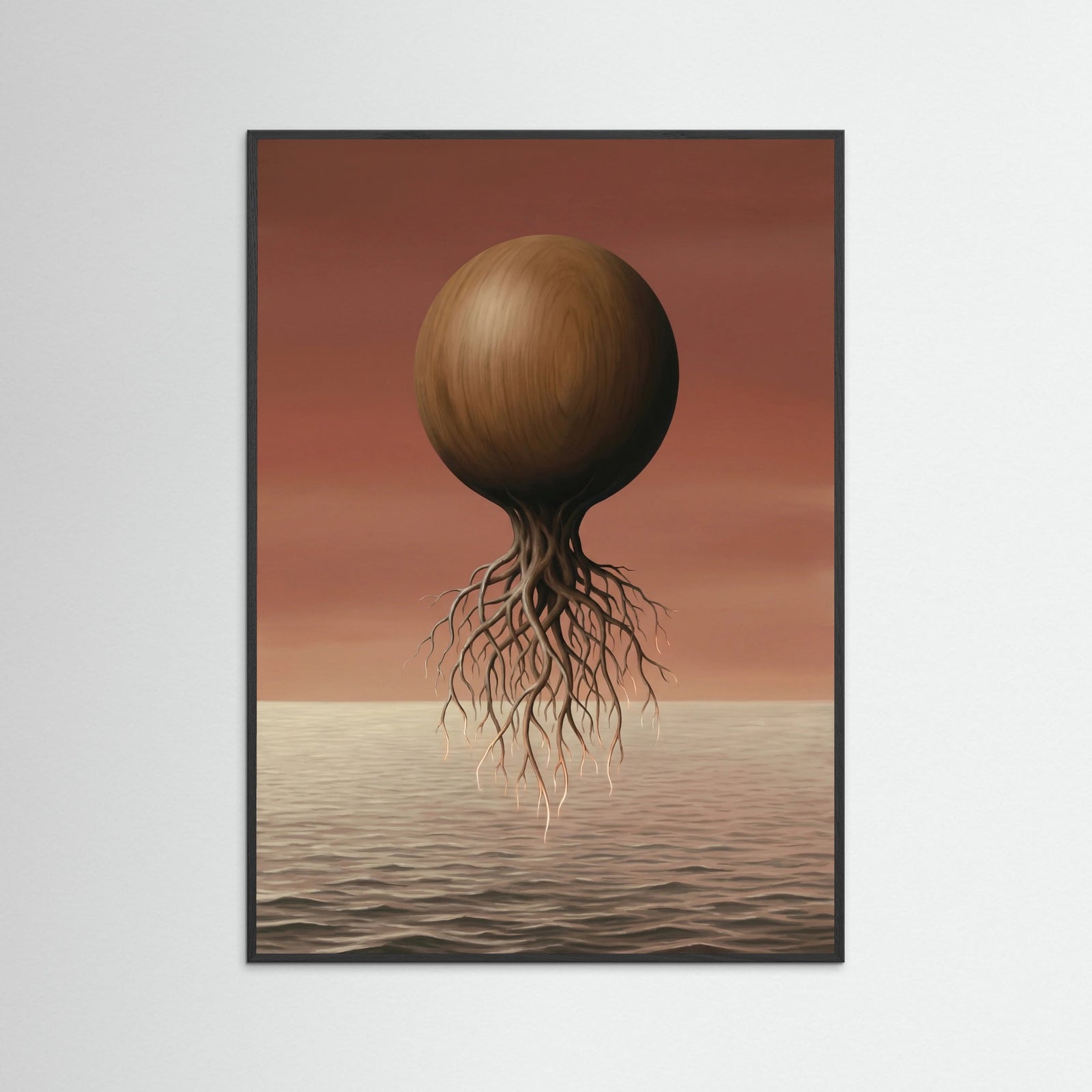 Black Wood Balanced Contradiction