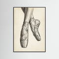 Black Wood Ballet Dancer Study